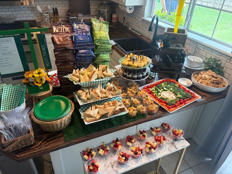 Arnold Palmer bar setup at a Parlay Collective event